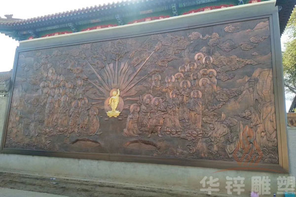 墙体铜浮雕