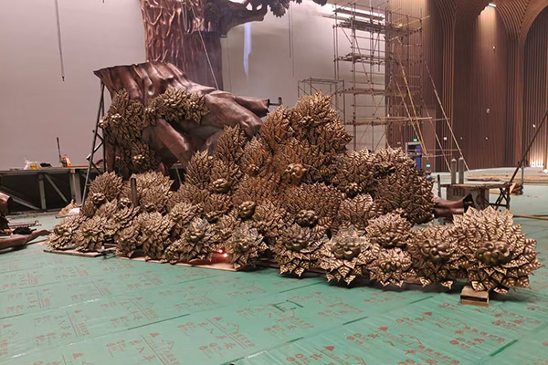 大型雕塑加工从设计制作到安装施工的多流程解析