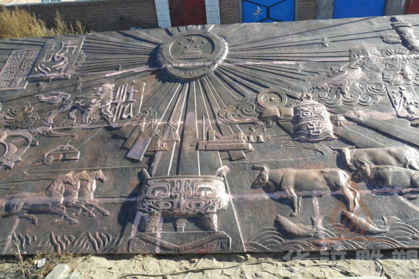 呼伦贝尔市检察院铜浮雕