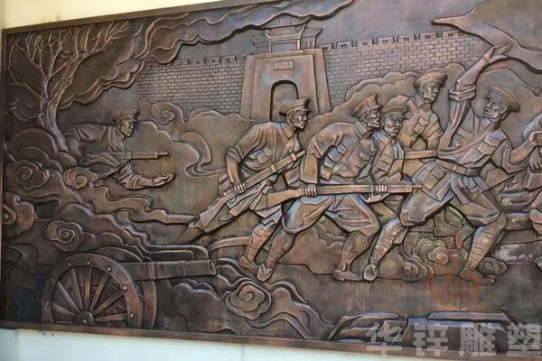 呼和浩特博物馆铜浮雕